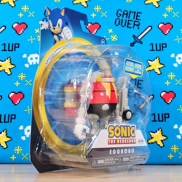 Jakks Pacific Sonic the Hedgehog 4" EGGROBO with BLASTER Sega Collectible New - Picture 2 of 12